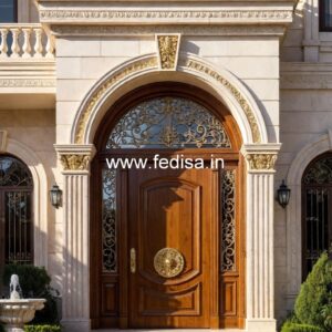 Front Entrance Classic Door Aluminum Entrance Doors Design No-3435
