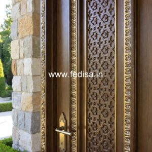 Mahogany Classic Doors Main Door Flower Designs For Home No-3505