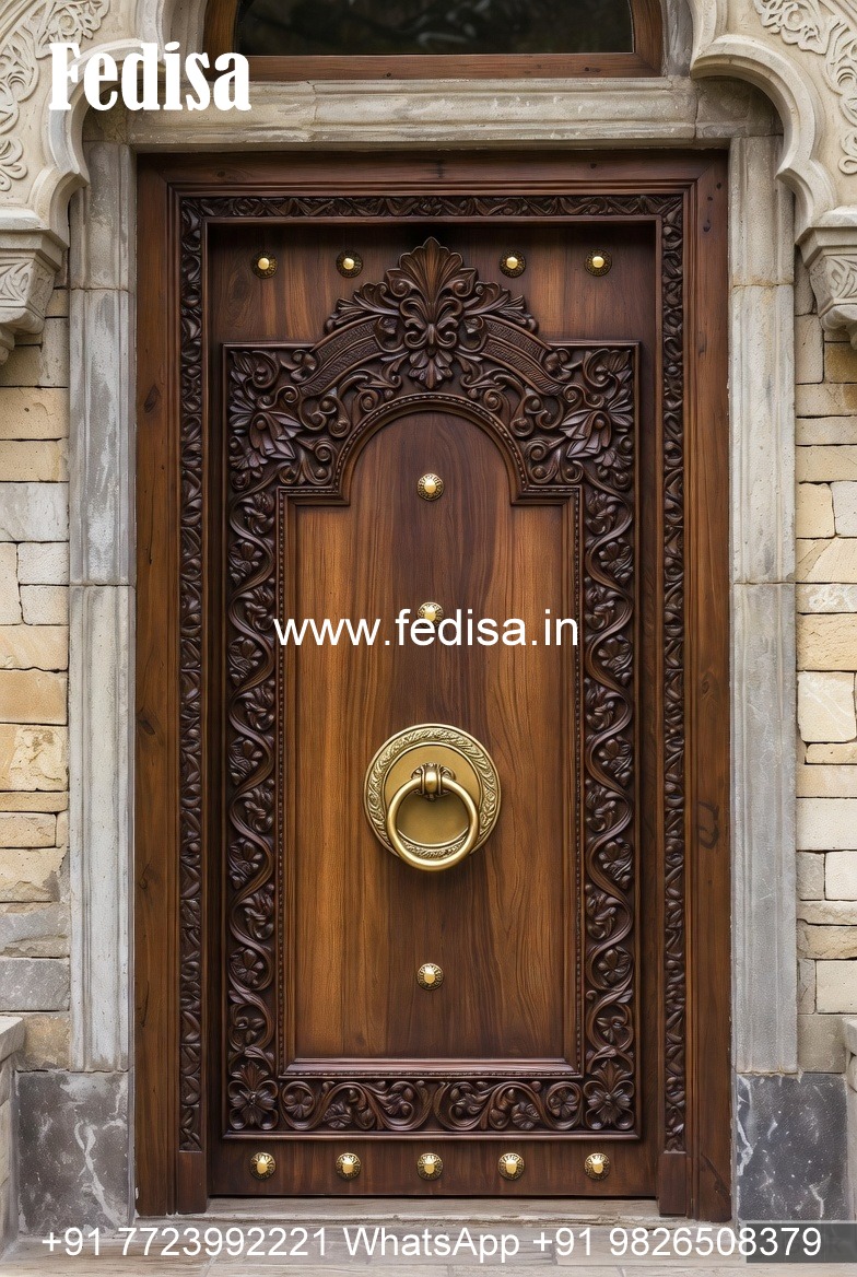 Handcrafted Wooden Door Main Door Screen Design No-3507