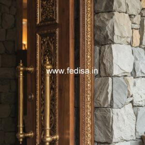 Front Entrance Classic Door Double Main Door Designs For Indian Homes No-3517