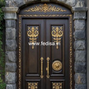 Home Entry Wooden Door Veranda Door Design No-3518
