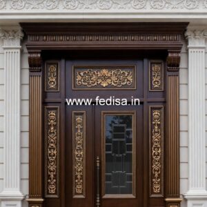 Vintage Wooden Door Plas Door Design No-3536