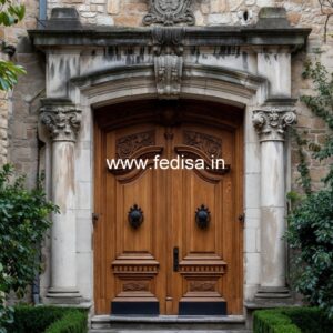 Front Entrance Classic Door Veneer Gate Design No-3558