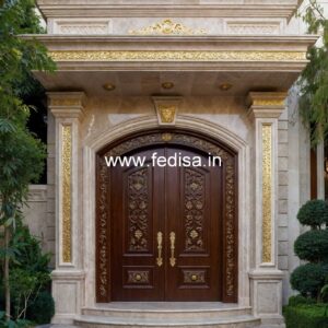 Double Door Classic Style House Main Double Door Design No-3571