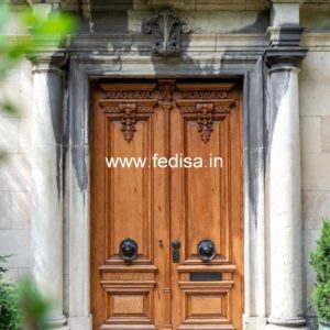 Mahogany Classic Doors Sliding Partition Door Design No-3587