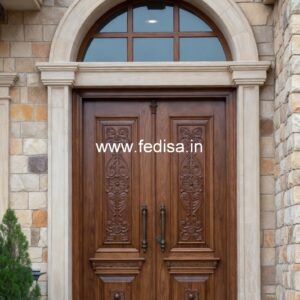 Hardwood Traditional Doors Latest Flush Door Design 2026 No-3590
