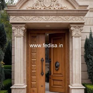 Villa Entrance Door Simple Door Grill Design No-3601