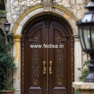 Panel Door Design Simple Metal Door Design No-3693