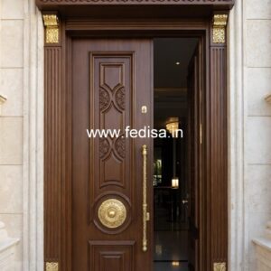 French Classic Doors Wpc Main Door Design No-3801
