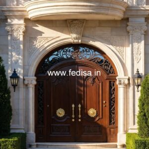 Main Door Classic Design Safety Door Laminate Design No-3803