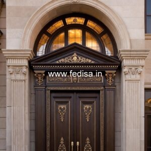 Bungalow Classic Door Design Back Door Design For Home No-3807