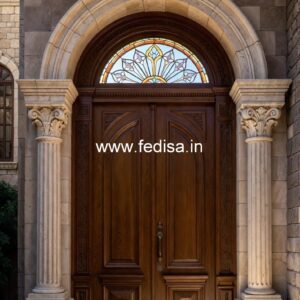 Glass Panel Classic Door Living Room Glass Door Design No-3820