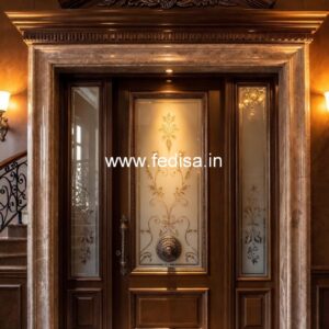 Solid Wood Classic Door Door Design Ply Board No-3831