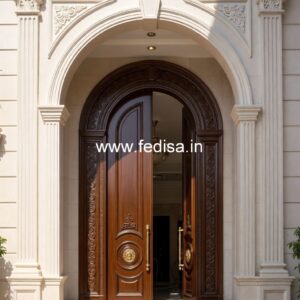 Carved Door Patterns Sheesham Gate Design No-3896