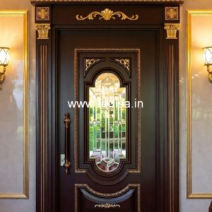 Decorative Wooden Doors Wooden Partition Door Design No-3897