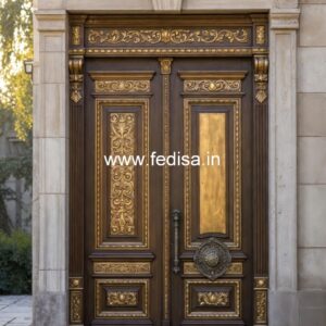 Traditional Door Design Metal Grill Door Design No-3904