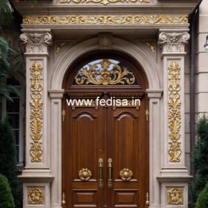Solid Wood Classic Door Ss Jali Door Design No-3913