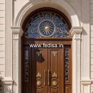 Ornate Door Design Main Door Plywood Design No-3923