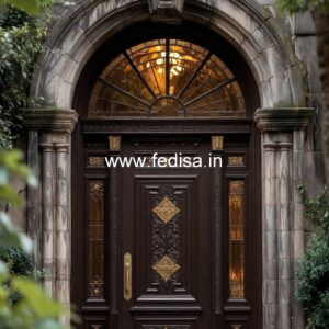 Carved Door Patterns 7 Feet Door Design No-3937
