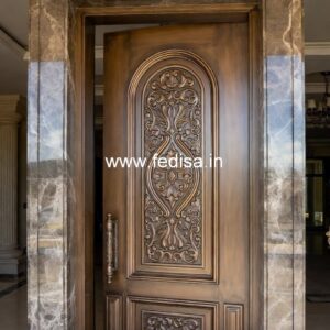 Royal Entrance Door Teak Wood Door Frame Design No-3951