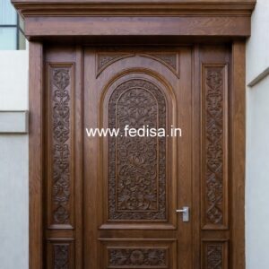 Front Entrance Classic Door Metal Jali Door Design No-3968