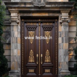 Vintage Wooden Door Bedroom Door Design No-4110