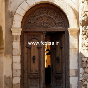 Front Entrance Classic Door Traditional Main Door Designs For Home No-4132