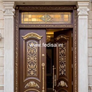 Ornate Door Design Veneer Door Design No-4169