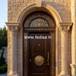 Solid Wood Classic Door New Main Door Design 2026 Price No-4200
