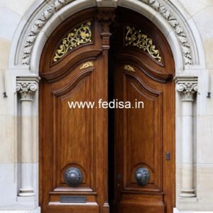 Decorative Wooden Doors Pooja Room Glass Door Design No-4225