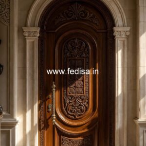 Engraved Wooden Door Bedroom Door Design 2026 No-4229