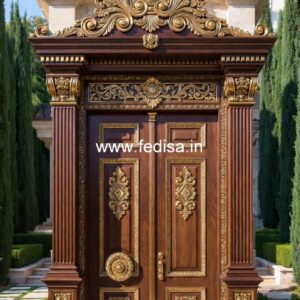 Victorian Door Design Wooden Front Door Design No-4289