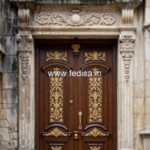 Classic Wooden Main Door Design For Home Iron Single Door Design For Home No-4424