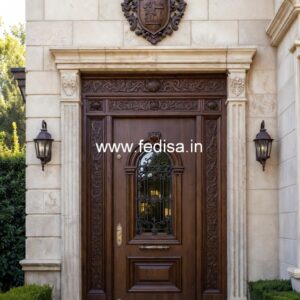 Decorative Wooden Doors Teak Main Door Design No-4430