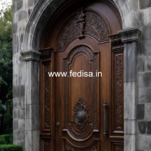 Carved Wooden Doors Loha Door Design No-4449