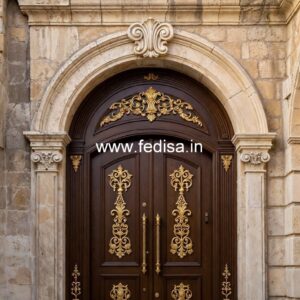 French Classic Doors Plywood Gate Design No-4457