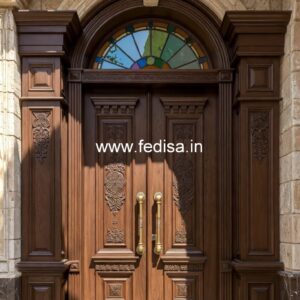 Vintage Wooden Door Designs For Houses Metal Safety Door Design No-4468