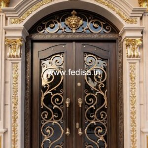 Royal Entrance Door Iron Safety Door Design No-4484