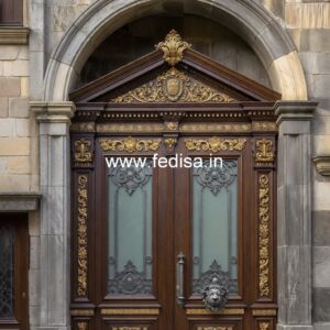 Colonial Style Door Main Door Chokhat Design No-4495