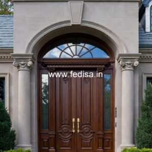 Hardwood Traditional Doors Store Room Door Design No-4574
