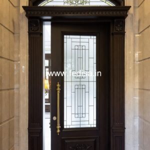 Italian Style Wooden Doors Jali Door Punjabi Design No-4581