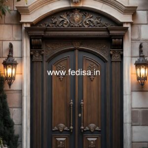 Villa Entrance Door Wood Door Design Main Door No-4585