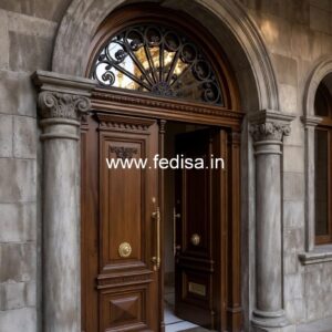 Hardwood Traditional Doors Latest Front Door Design No-4697