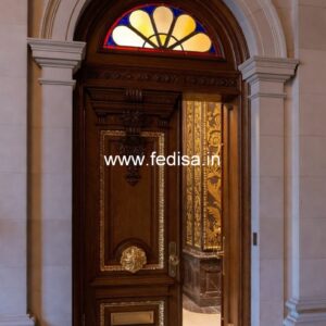 Handcrafted Wooden Door Chokhat Molding Design No-4737