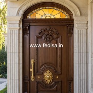 Classic Wooden Main Door Design For Home Chemical Door Design No-4752