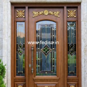 Palace Style Doors Jali Gate Design Wooden No-4833