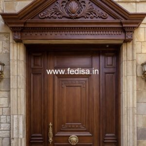 Traditional Carved Wooden Front Door Ideas Door Gate Design For Home No-4835