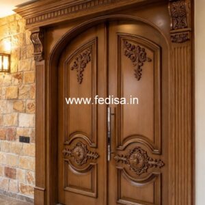 Elegant Door Design Double Door Jali Design No-4850