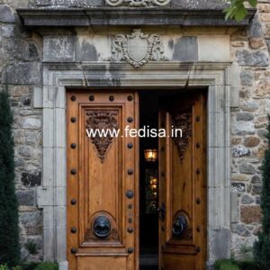 Carved Wooden Doors Safety Door Design In Steel No-4859