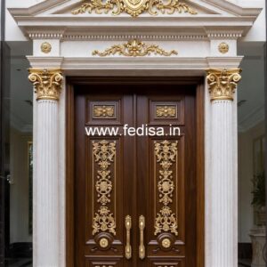 Ornate Door Design Front Door Panel Design No-4866